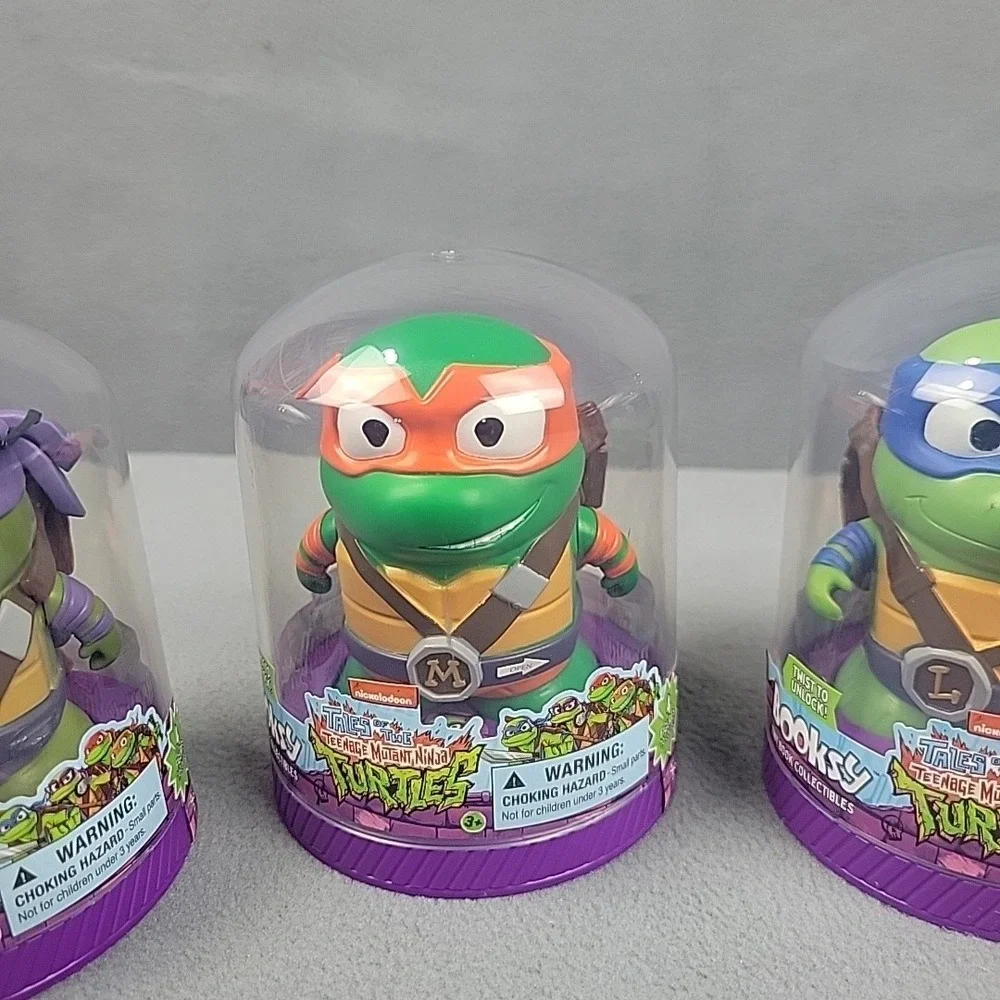Teenage Mutant Ninja Turtles TMNT Booskys Figures Set Donatello Leonardo Michela